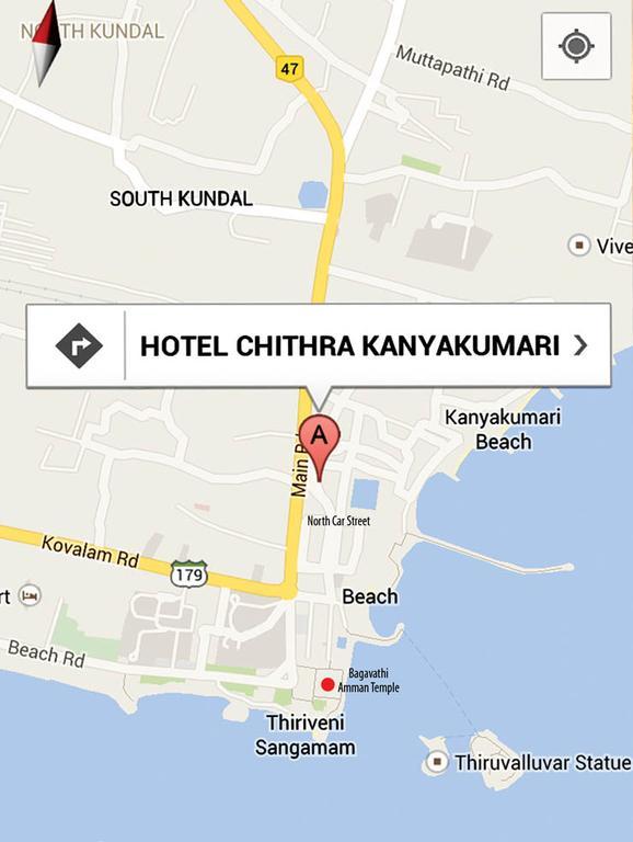 Hotel Chithra Kanyakumari Exteriör bild